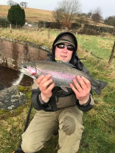 Opening day 4/3/17. Mark Davies with a nice fish 