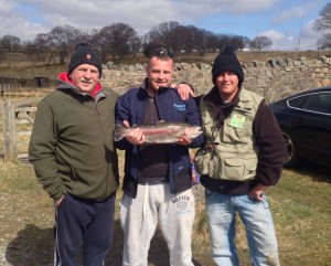 Club competition, 4/4/15. Matthew penny with the winning weight of 5 lb 15oz including this cracker at 4lb